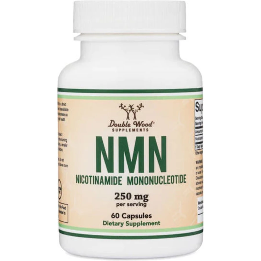 Double Wood NMN NMN Nicotinamide Mononucleotide 125mg Bird Health Supplement 60 caps