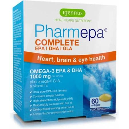iGennus Pharmepa Complete Fish Oil 1000mg 60 caps 60 softgels