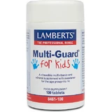 Lamberts Multi-Guard For Kids Multivitamin for Energy, Immune Strengthening & Hair 100 Tablets