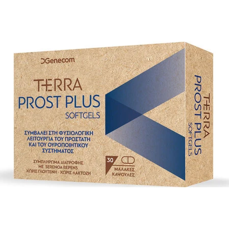 Genecom Terra Prost Plus Food Supplement Special 30 softgels