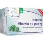 Full Health Natural Vitamin K2 MK7 Egg Health Vitamin K2 MK7 150mcg 60 cápsulas vegetales