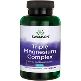 Swanson Complejo Triple de Magnesio 400mg 100 Cápsulas
