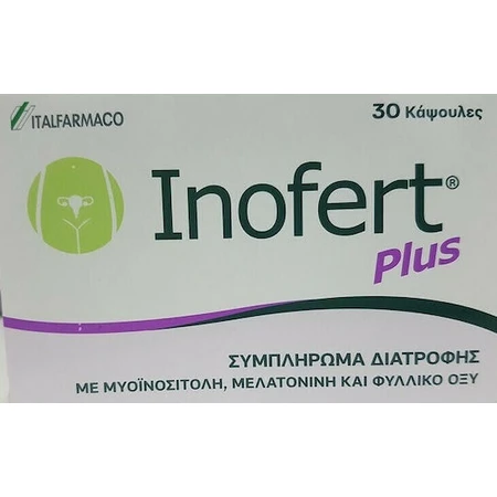 Italfarmaco Inofert Plus Schlaf Ergänzung 30 Kapseln