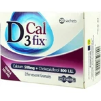 UNI-PHARMA D3 Fix Calcium Vitamine pour le renforcement du système immunitaire et la santé des oeufs 500mg 20 sachets