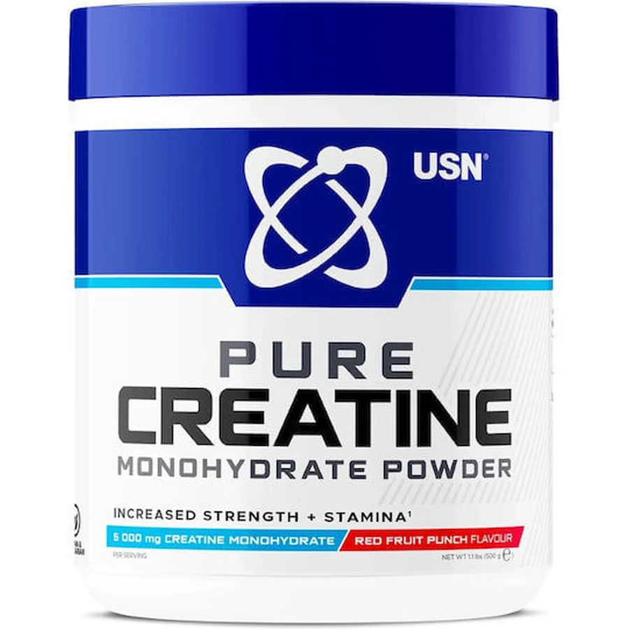 USN Reines Kreatin Rot Fruchtpunsch 500gr