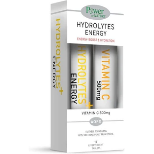 Power Of Nature Hidrolitos Energía y Vitamina C 500mg 2x18,5 comprimido efervescente