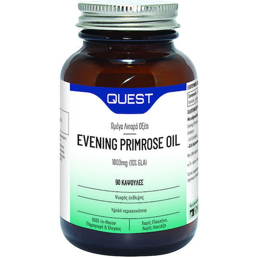 Quest Evening Primrose Oil 10% GLA Meno Menopause Supplement 90 caps