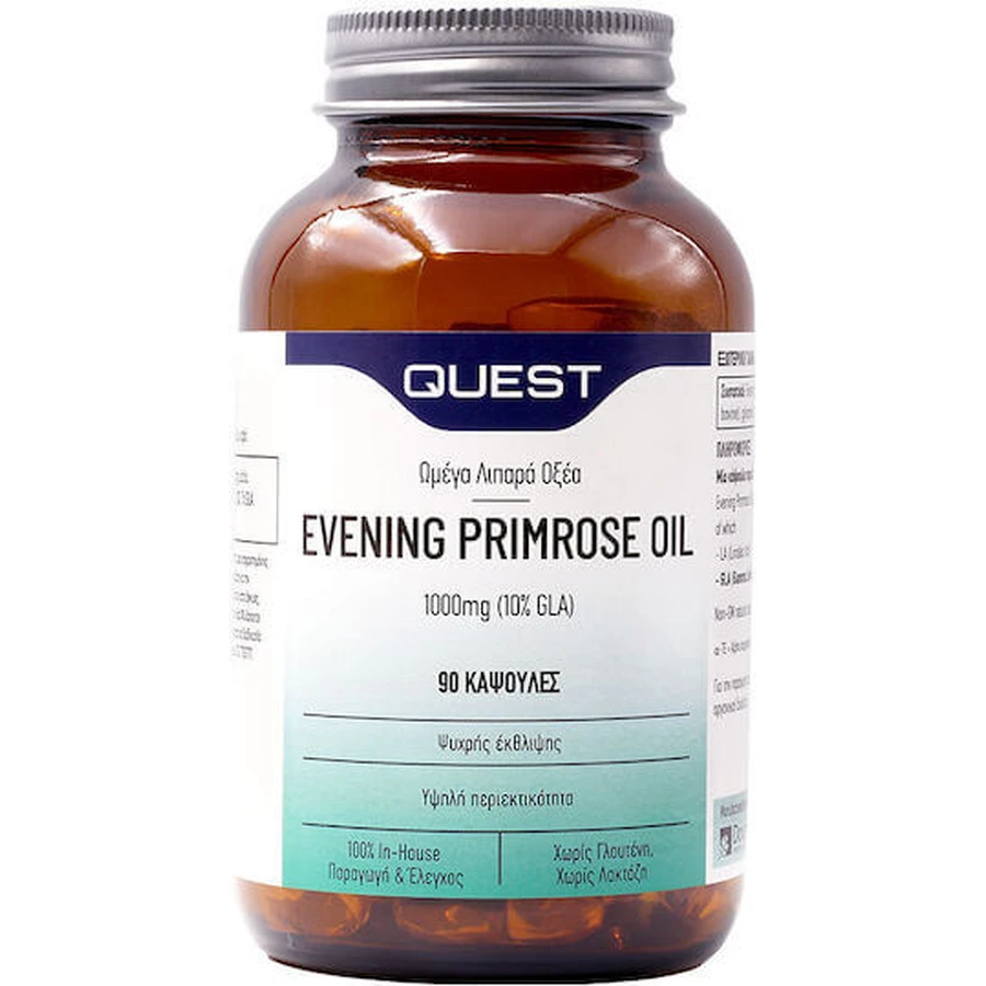 Quest Evening Primrose Oil 10% GLA Meno Menopause Supplement 90 caps