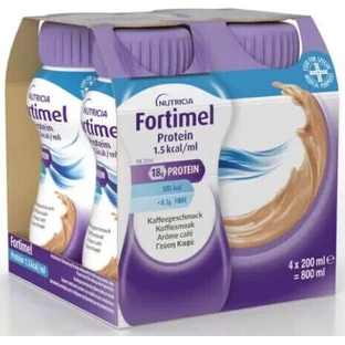 Nutricia Fortimel Protein 1.5kcal Spezial-Nahrungsergänzungsmittel 800ml Kaffee