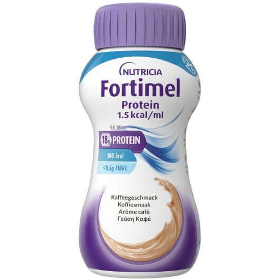 Nutricia Fortimel Protein 1.5kcal Spezial-Nahrungsergänzungsmittel 800ml Kaffee