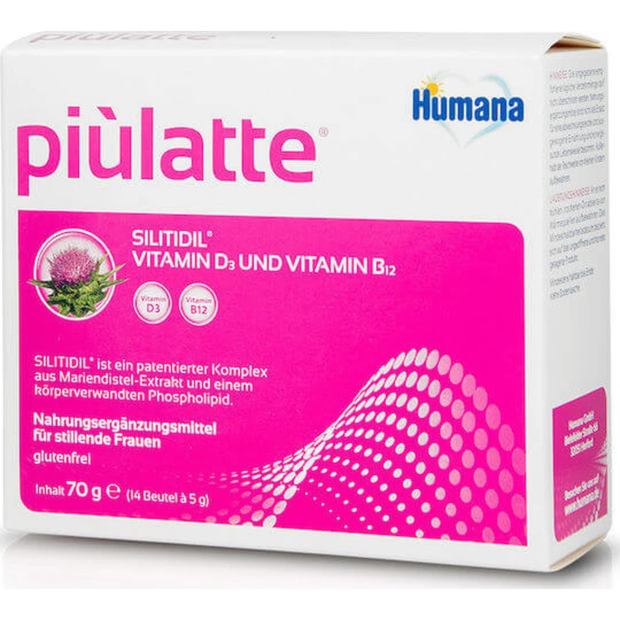 Humana Piulatte Pregnancy Supplement 70gr 14 sachets