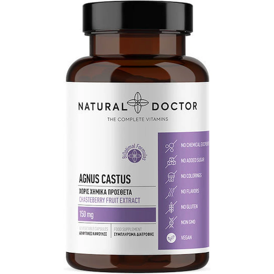 Natural Doctor Agnus Castus Menopause Ergänzung 60 Kapseln
