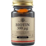 Solgar Biotin Vitamin for Hair, Skin & Nails 300mcg 100 x 1 tablets
