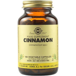Solgar Full Potency Herbs Cinnamon 100 gélules végétales