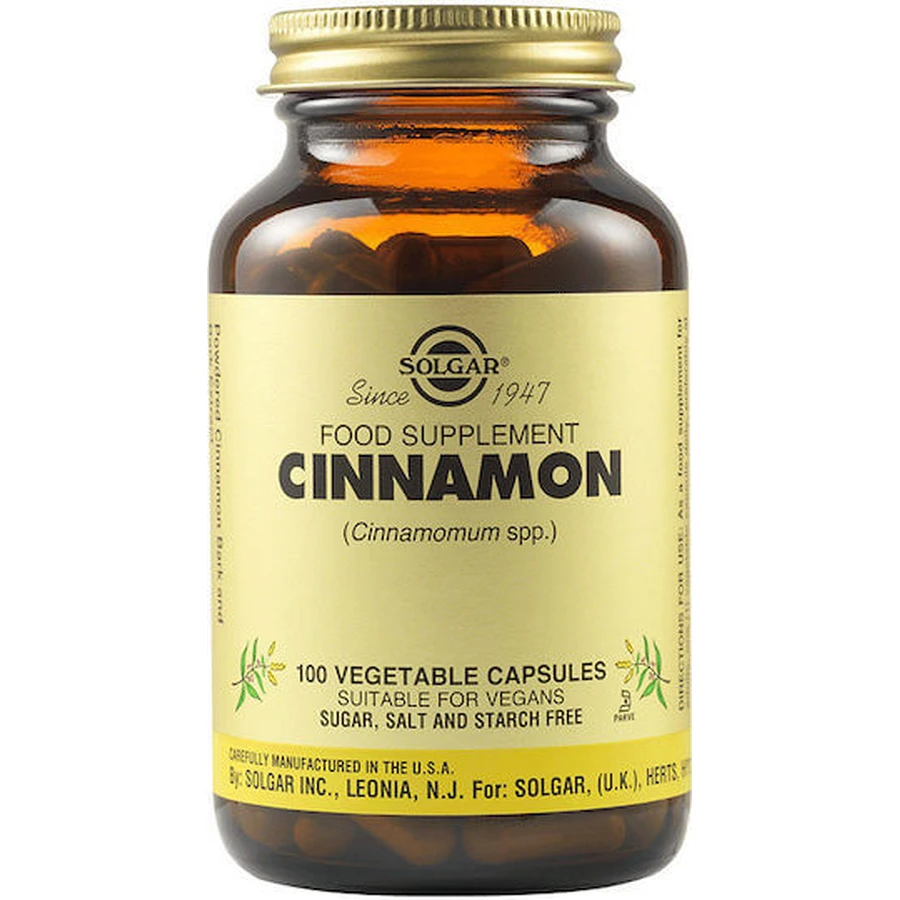 Solgar Full Potency Herbs Cinnamon 100 gélules végétales