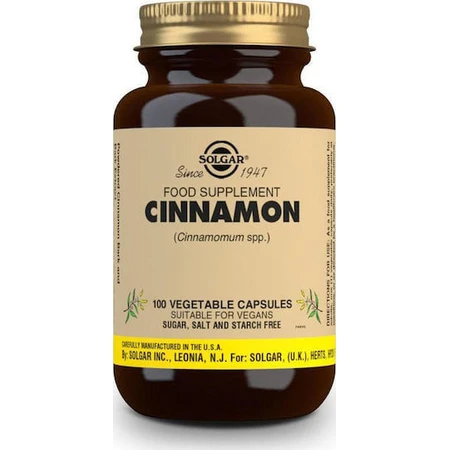 Solgar Full Potency Herbs Cinnamon 100 gélules végétales