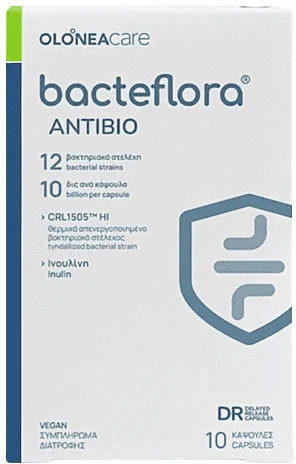 Olonea Bacteflora Antibiotic Probiotic 10 caps