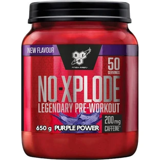 BSN N.O.-Xplode Pre Workout Supplement 650gr Paarse Kracht