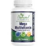 Natuurlijke Vitaminen Mega Multivitamine Multivitamine voor energie, versterking immuunsysteem & haar 100mg 30 tabletten