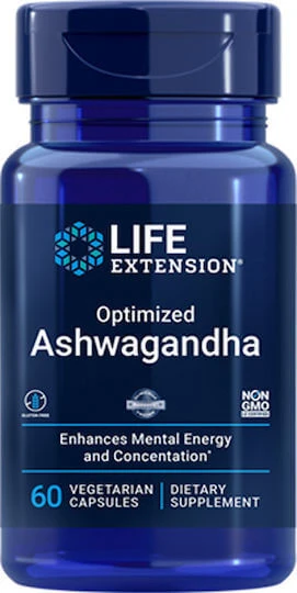 Life Extension Optimized Ashwagandha Extract 60 veget capsules