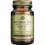 Solgar Vitamin D3 (Cholecalciferol) Vitamin for Immune System Strengthening & Egg Health 600iu 15mg 60 veget capsules