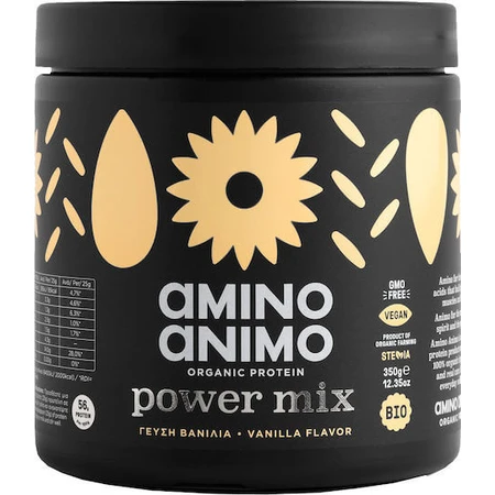 Physis Laboratorium Amino Animo Animo Power Mix Bio Gluten- & Lactosevrij met Vanillesmaak 350gr