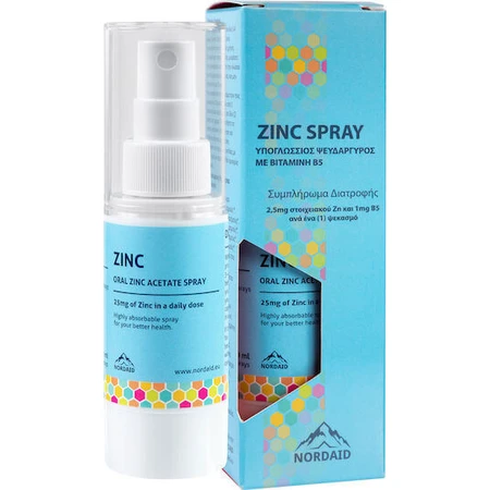 Nordaid Zinc Acetate Oral Spray 30ml