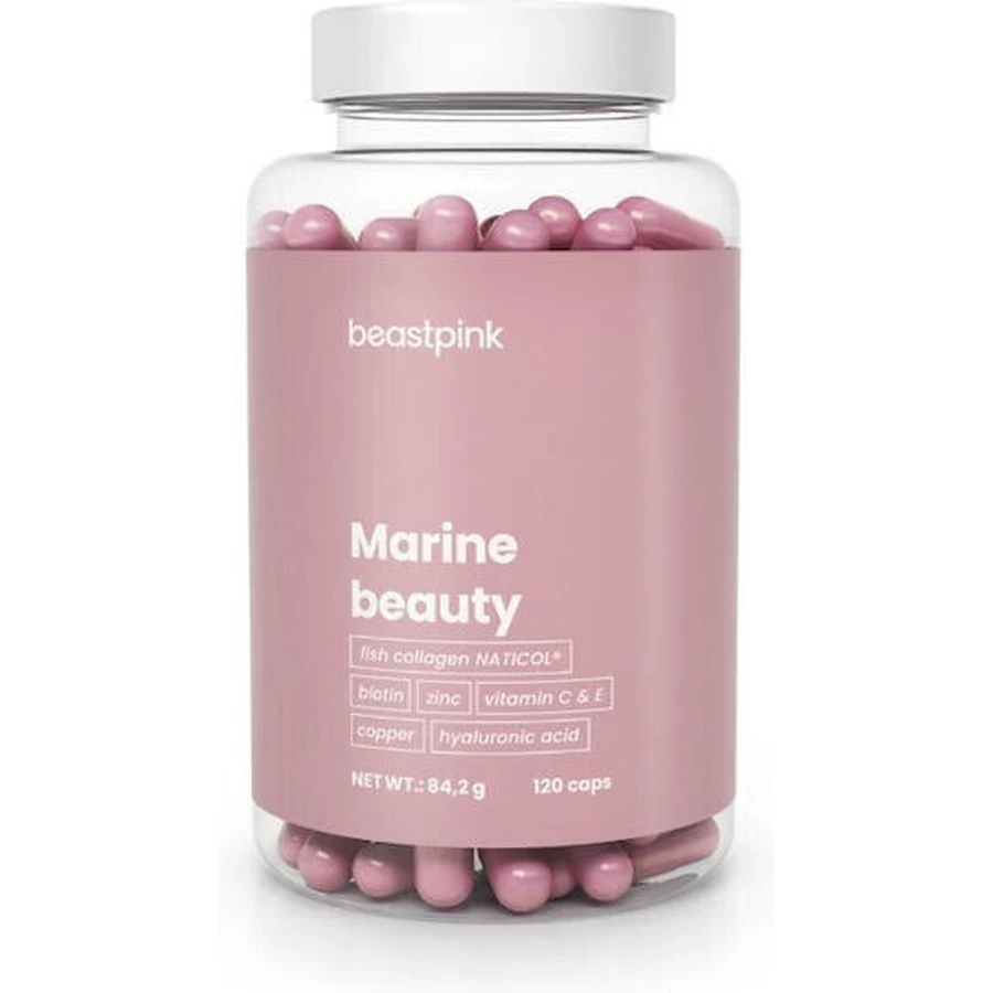 Beast Pink Marine Beauty 900mg Gewrichts- en botgezondheidssupplement 120 capsules