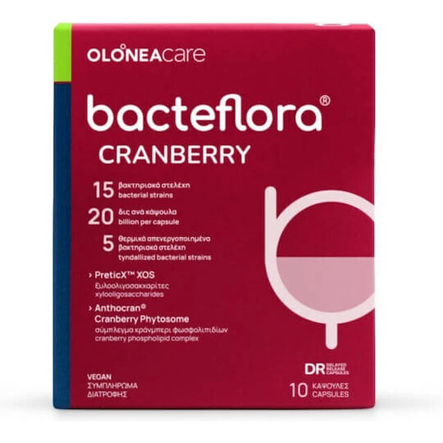 Olonea Bacteflora Arándano Probiótico 10 cápsulas vegetales