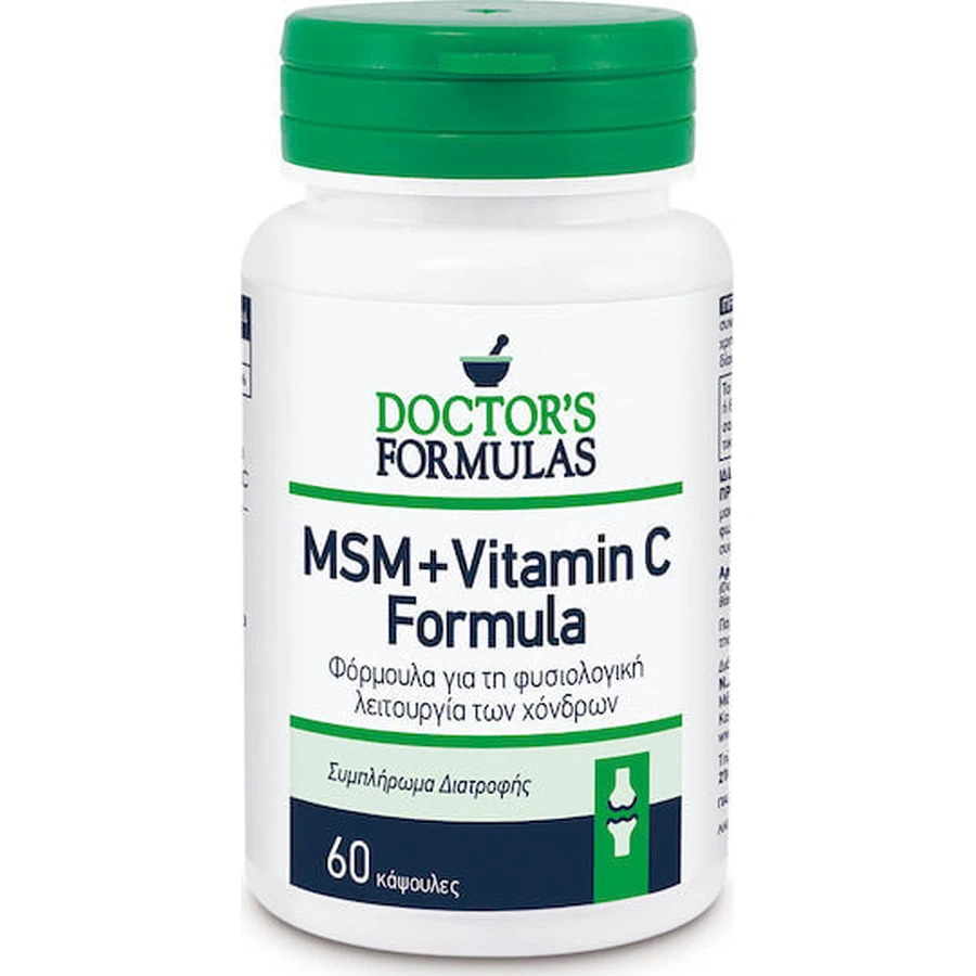 Doctor's Formulas Msm + Vitamin C Joint & Bone Health Supplement 60 caps
