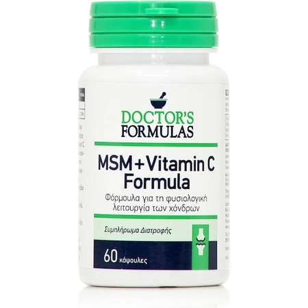 Doctor's Formulas Msm + Vitamin C Joint & Bone Health Supplement 60 caps