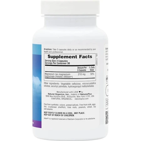 Nature's Plus Kalmassure Magnesium Glycinate 90 Capsules