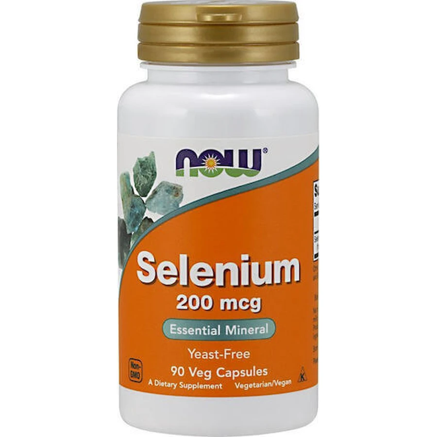 Now Foods Selenium 200mg 90 plantaardige capsules