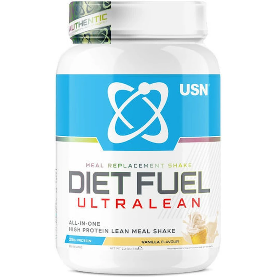 USN Meal Replacement Shake DietFuel UltraLean avec Vanilla Flavour 1kg
