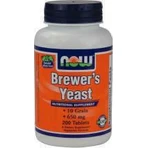 Now Foods Levure de bière 650mg 200 fichiers