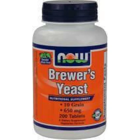 Now Foods Levure de bière 650mg 200 fichiers