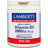 Lamberts Vitamin D3 Vitamin for Immune Support & Egg Health 2000iu 120 caps