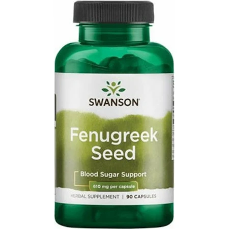 Swanson Fenegriekzaad 610mg 90 caps