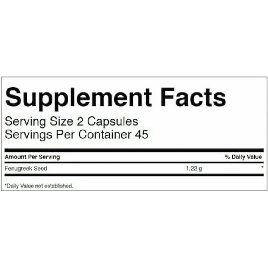 Swanson Fenegriekzaad 610mg 90 caps