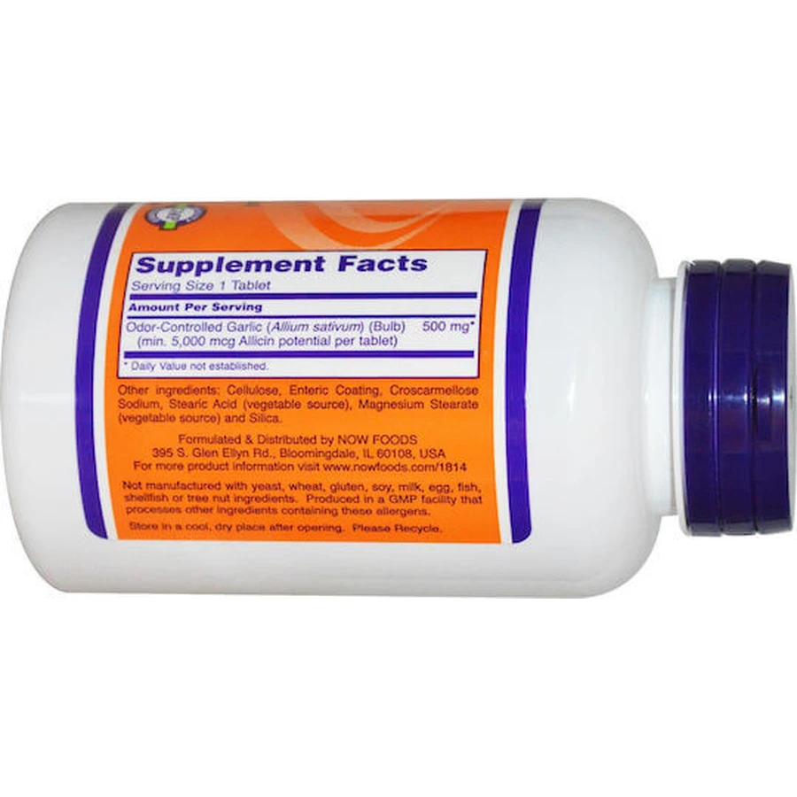 Now Foods Ajo Olor Controlado 90 comprimidos