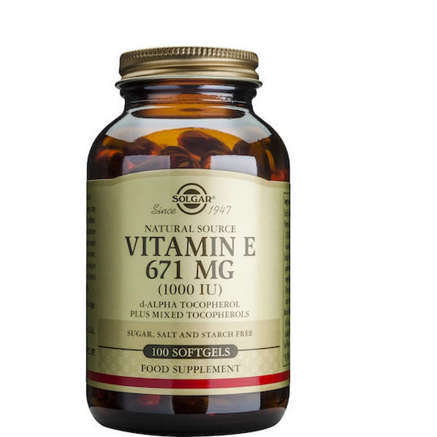Solgar Vitamin E Vitamin für Haut & Antioxidans Aktion 1000iu 671mg 100 softgels