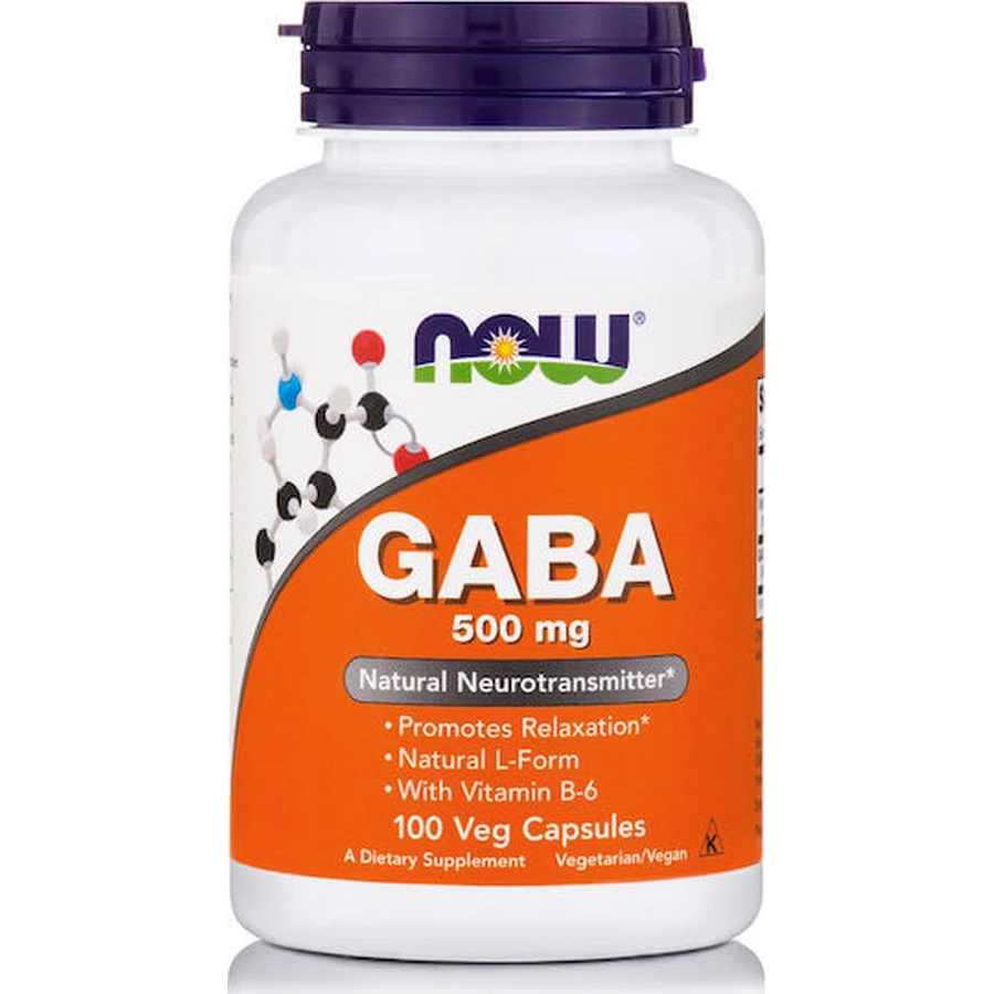 Now Foods Gaba 500mg 100 Capsules Unflavoured