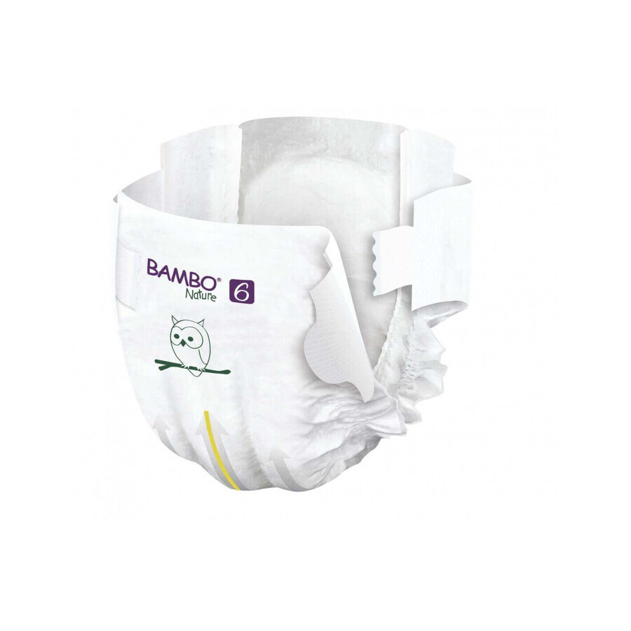 Pañales nº 6, +16 kg, 40 unidades, Bambo Nature
