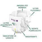 Pañales nº 6, +16 kg, 40 unidades, Bambo Nature