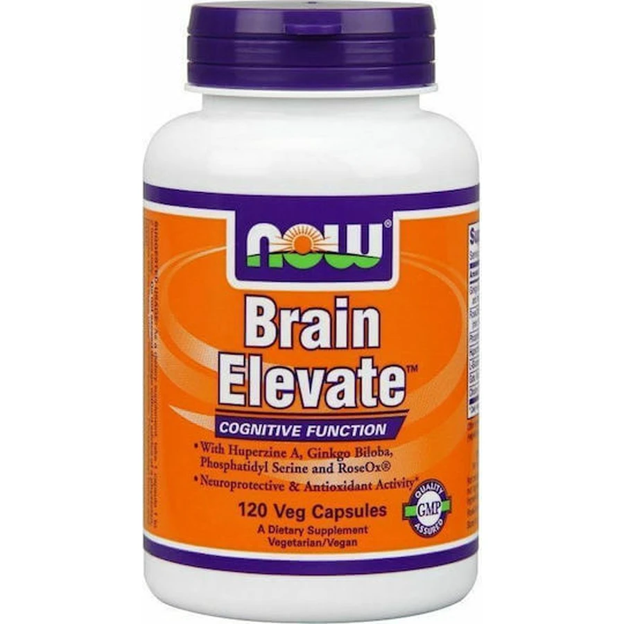 Now Foods Brain Elevate Vegetarisch Geheugen Supplement 60 vegetarische capsules