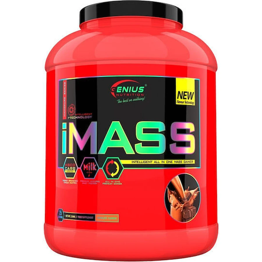 Genius Nutrition iMass wei-eiwit met creatine en chocoladesmaak 2,5kg