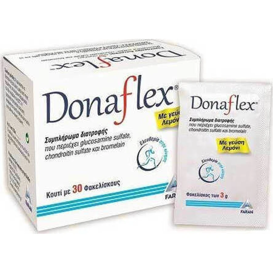 Faran Donaflex Gewrichts- & Botgezondheidssupplement 30 sachets Citroen