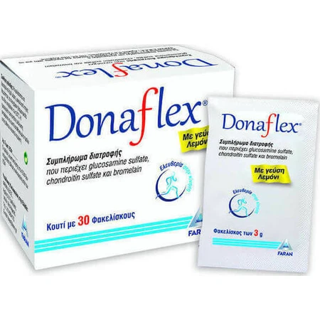 Faran Donaflex Gewrichts- & Botgezondheidssupplement 30 sachets Citroen