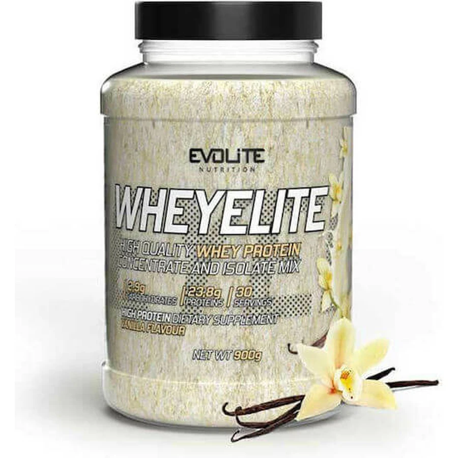 Evolite Whey Elite Molkenprotein mit Vanillegeschmack 900gr