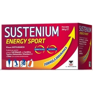 Menarini Sustenium Energy Sport Special Dietary Supplement 10 sachets Orange